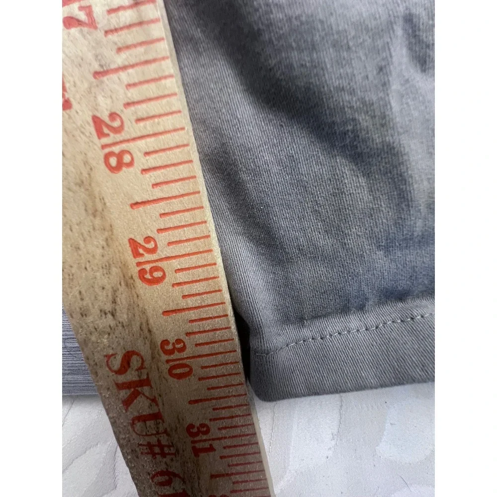 FootJoy Mens 5-Pocket Golf Pants Gray Tan Khaki Cotton Stretch W40‎ L32